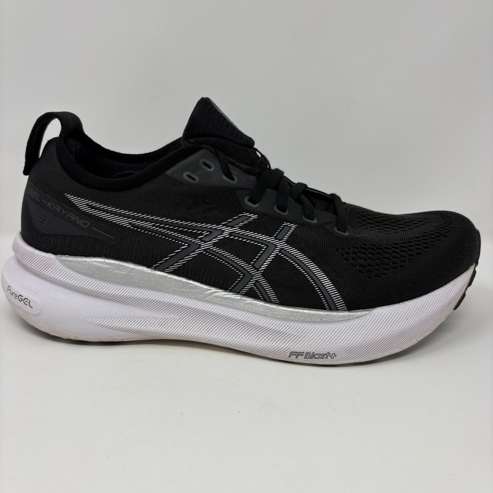 ASICS Gel-Kayano 31 Women's Size 10 Black White Running Shoes (1012B670)